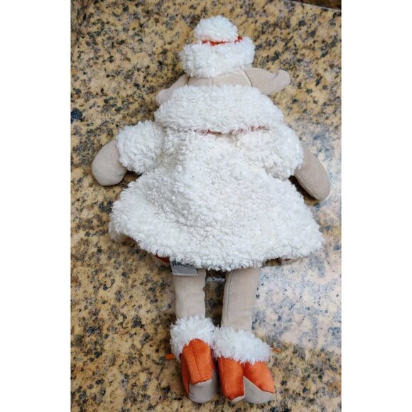 Jellycat Sheep Plush Toy In Orange High Heels And Shearling Coat 12" Fashion - Picture 3 of 11